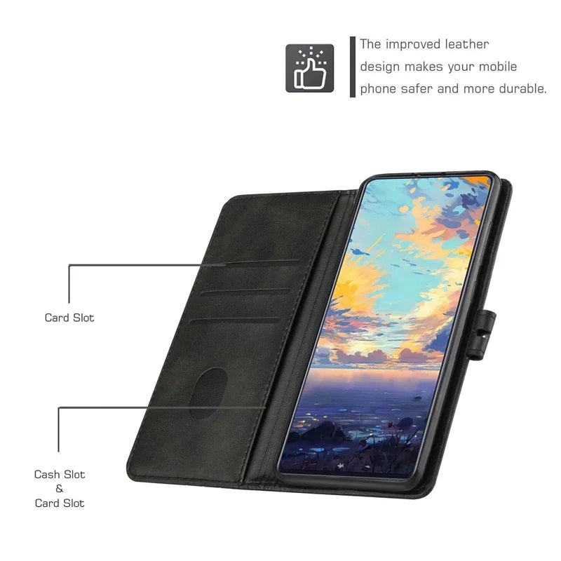 For Samsung Galaxy A15 5G Case Leather Flip Case