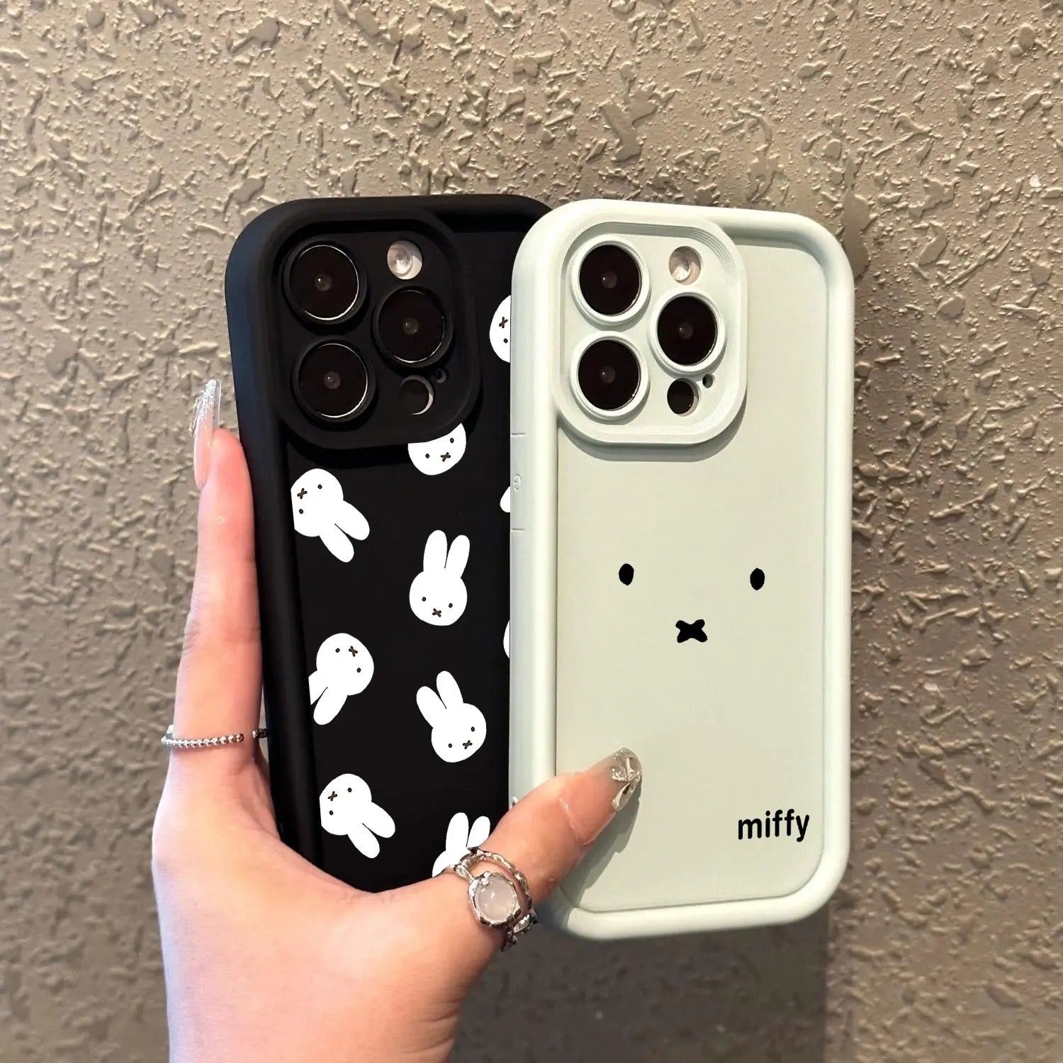 Kawaii White Rabbit iPhone Case - Soft TPU Back Cover