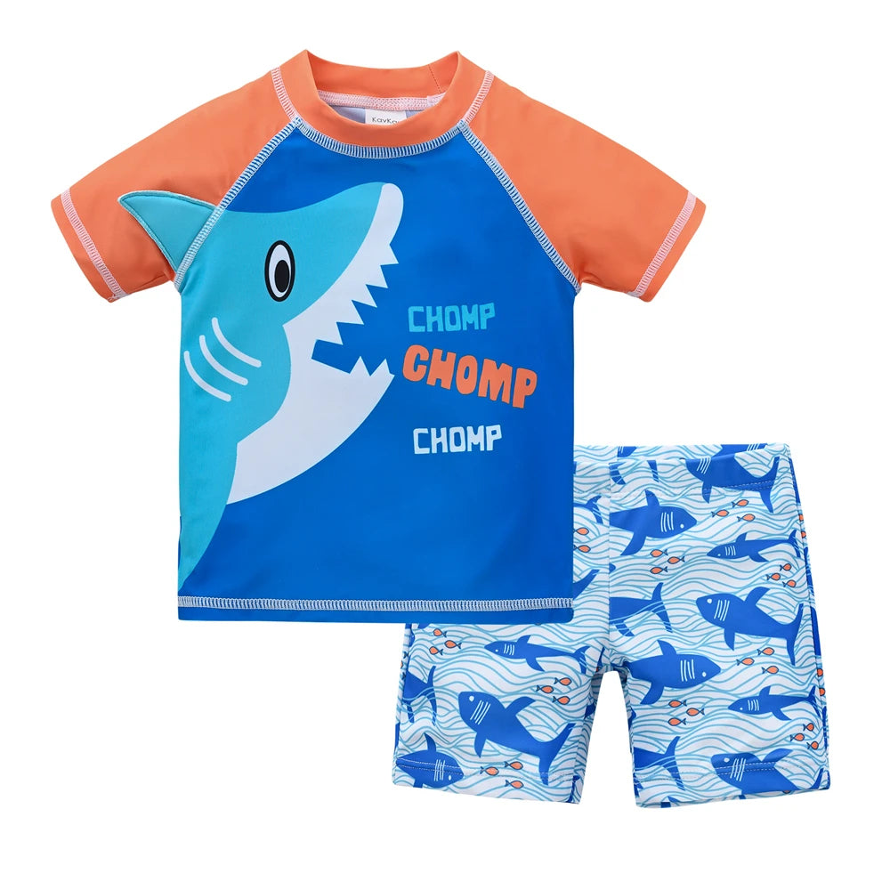 Cool Print Boys' Swimwear Set