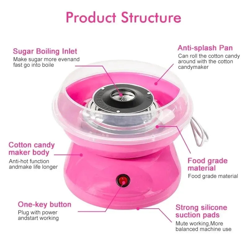 Electric Cotton Candy Maker - Fun and Sweet Gift for Kids