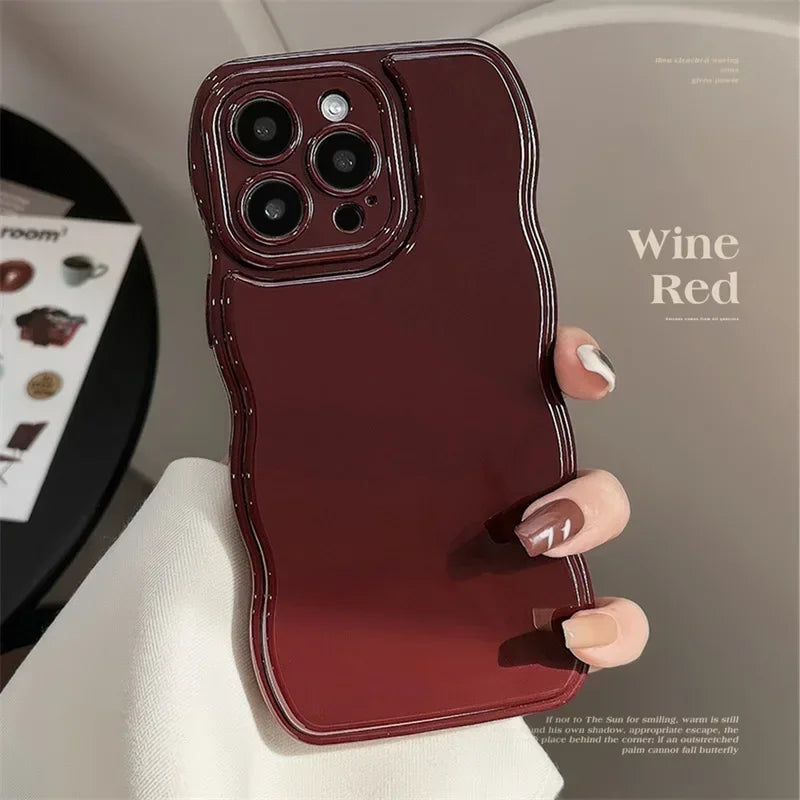 Korean Air Cushion Shockproof Phone Case for iPhone 11-16 Pro Max Plus