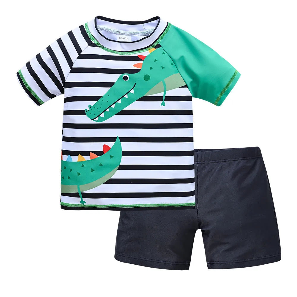 Cool Print Boys' Swimwear Set