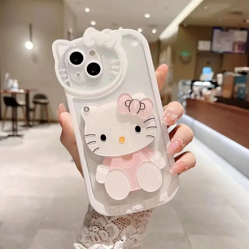 Hello Kitty Kawaii Pink Phone Case – Cute Y2K Cover for iPhone