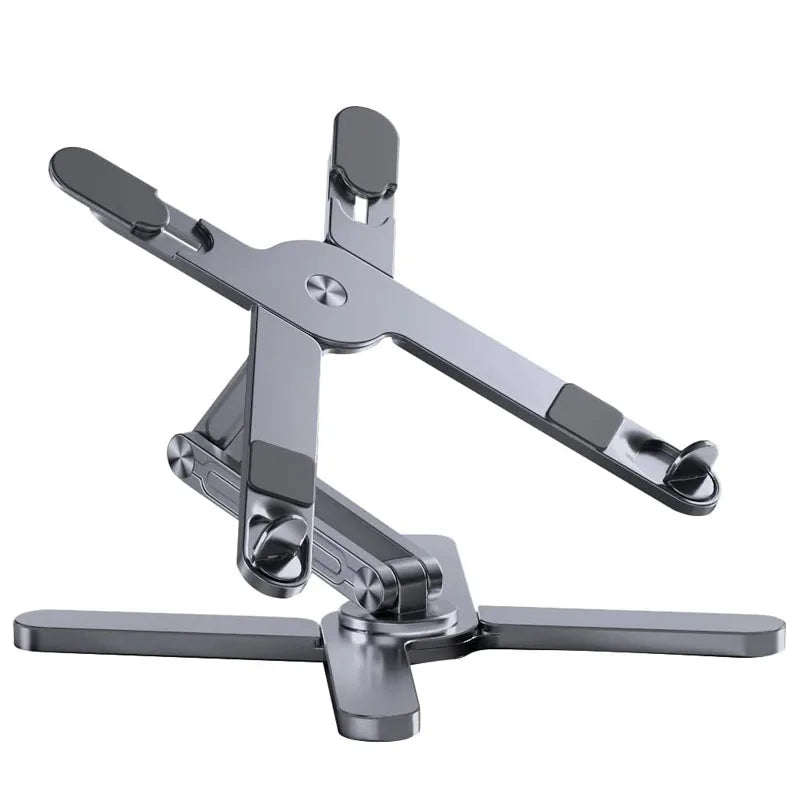 Foldable 360° Rotating Aluminum Laptop & Tablet Stand
