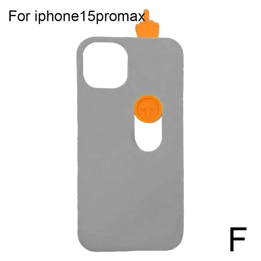 Funny 3D Sliding Middle Finger iPhone Case – Cute Gift Idea