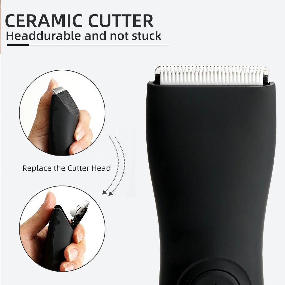 Versatile body hair trimmer for all.