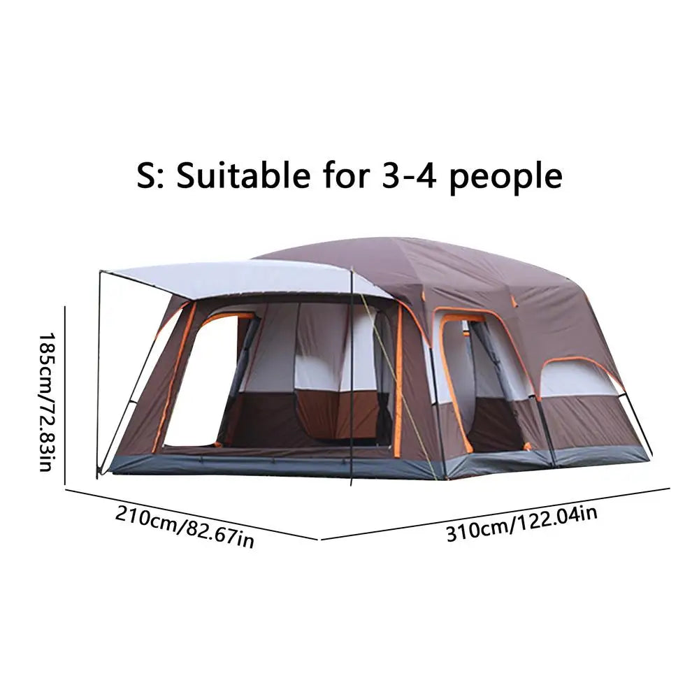 Spacious Waterproof Family Dome Camping Tent