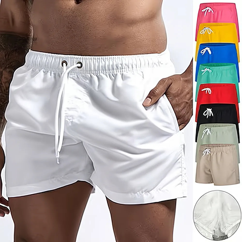 Men's Quick Dry Swim Trunks: Breathable Board Shorts