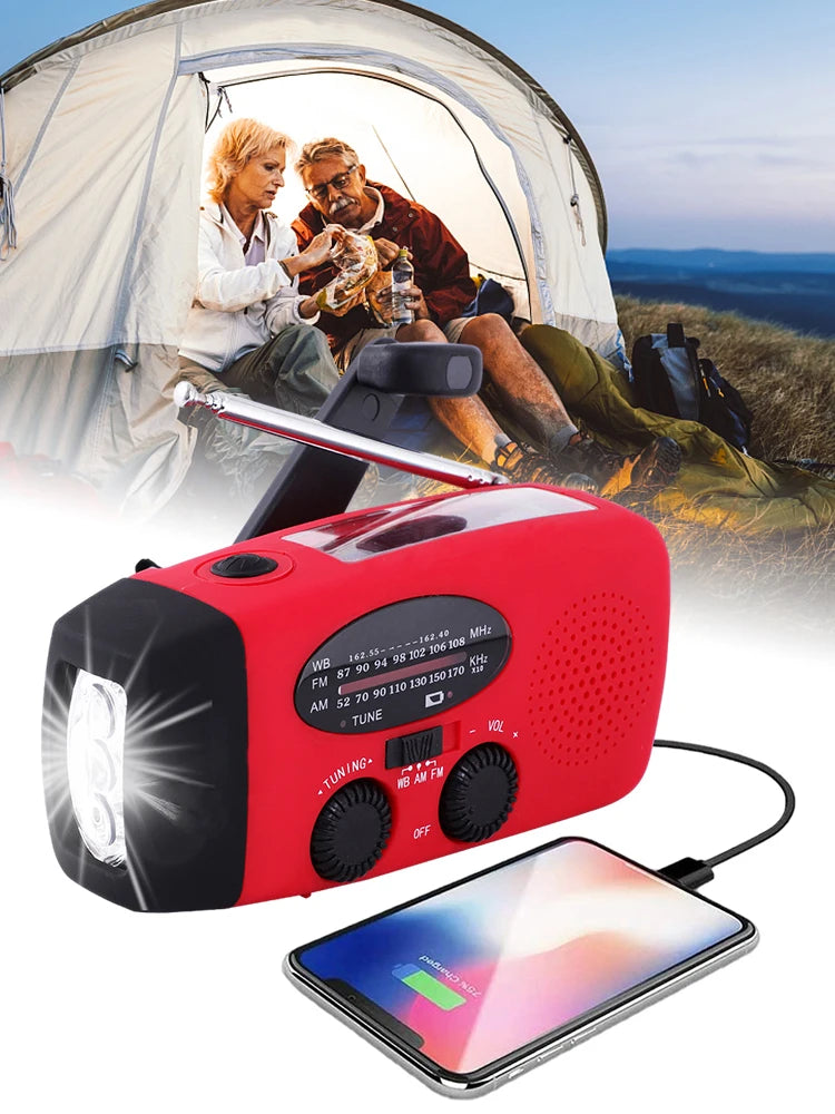 Multifunctional Solar Hand Crank Radio