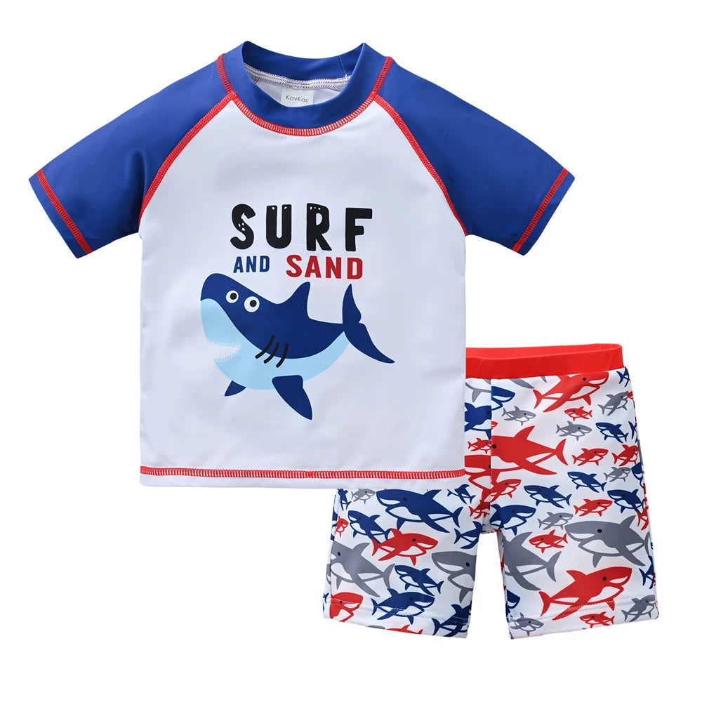 Cool Print Boys' Swimwear Set