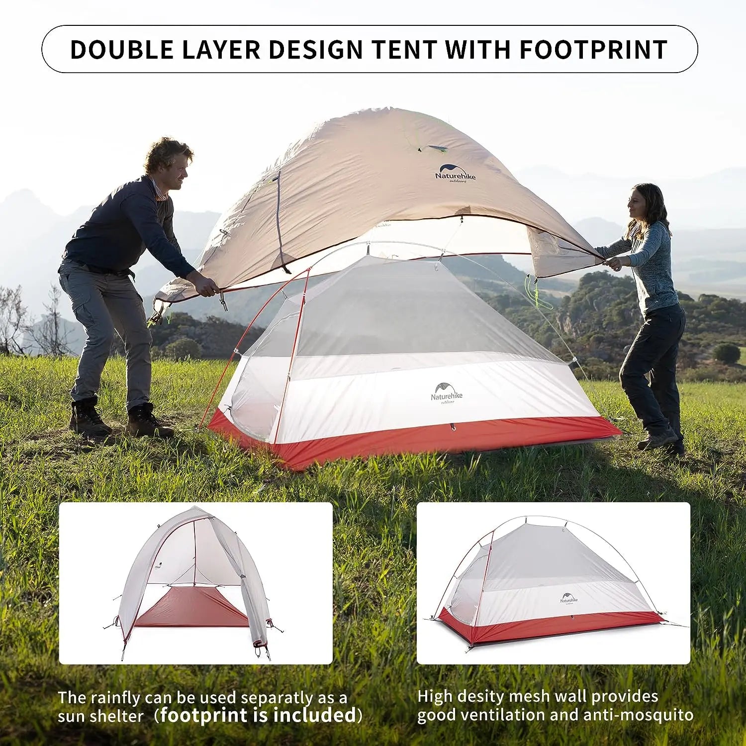 Naturehike Ultralight 1-Person Camping Tent