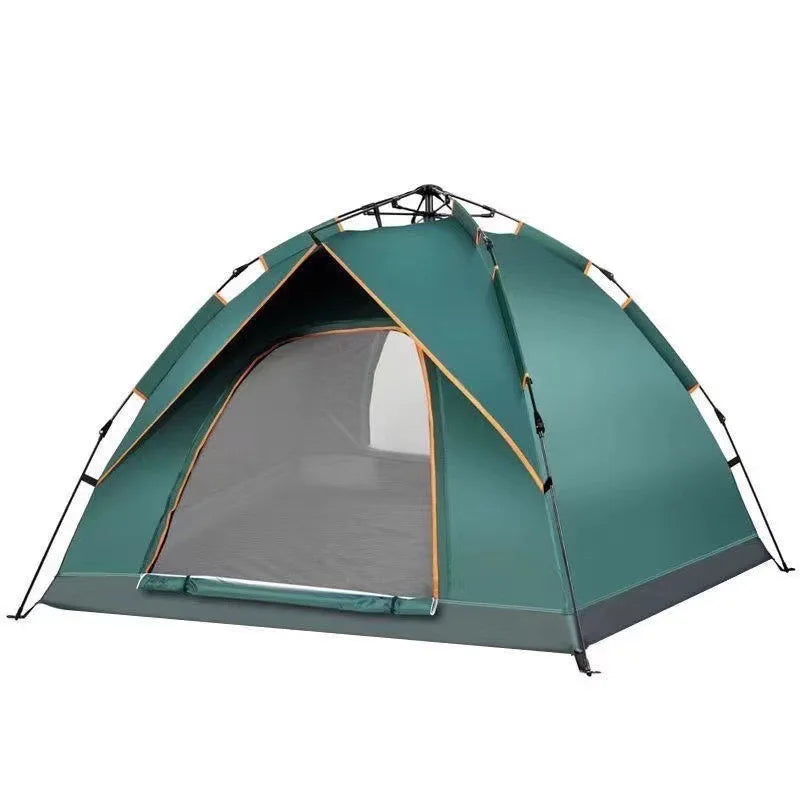 Portable Tent One Touch Outdoor Tent Fully Automatic Quick Opening Tent 3-4 Person Self Driving Camping Tent Sun Proof Tents