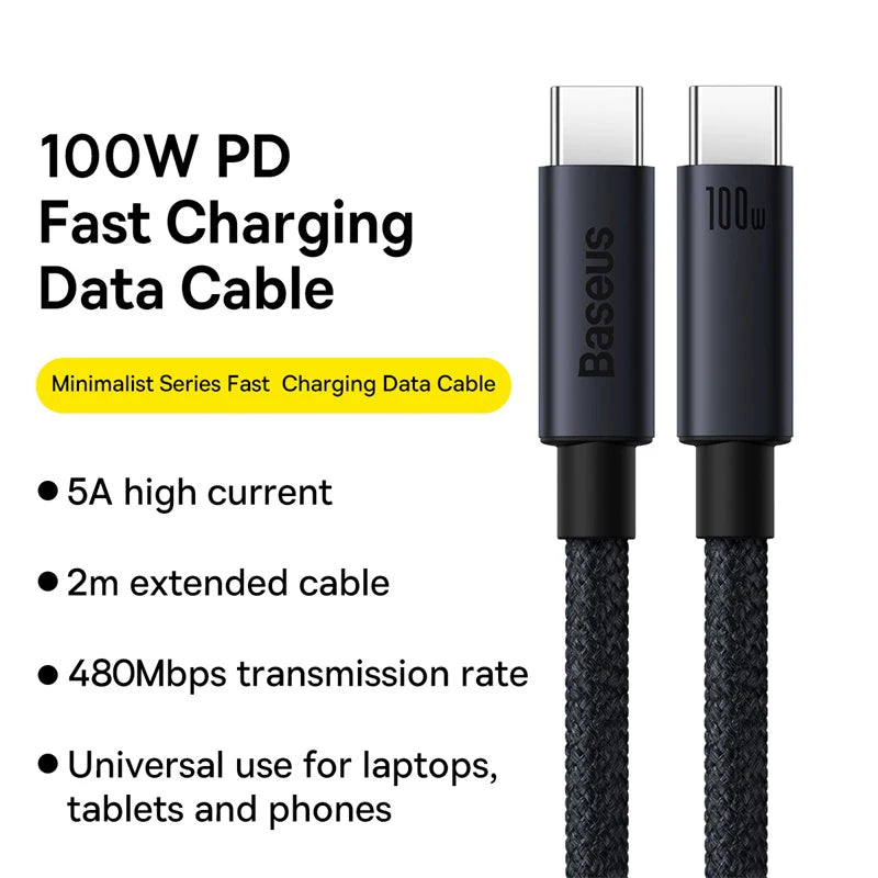 Baseus USB Cable: Fast Charging Solution.