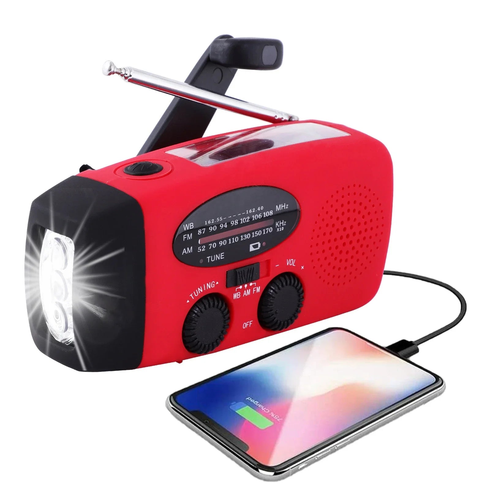 Multifunctional Solar Hand Crank Radio