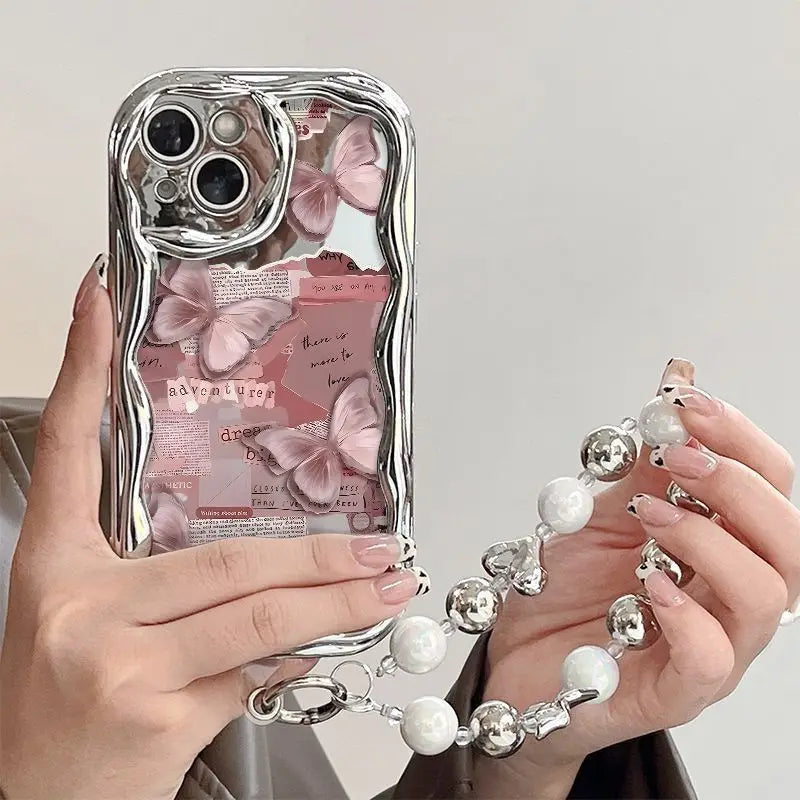 China-Chic Butterfly iPhone Case for 7-15 Pro Max, XR, XS, SE