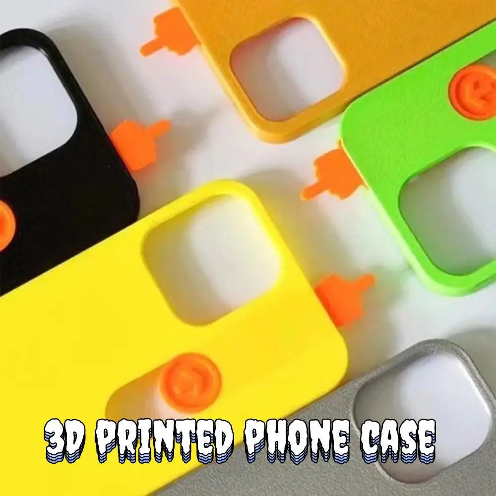 Funny 3D Sliding Middle Finger iPhone Case – Cute Gift Idea