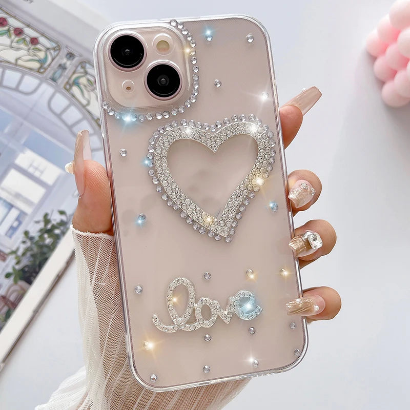 Handwork Glitter Shine iPhone Case - Luxury Fashion Cover