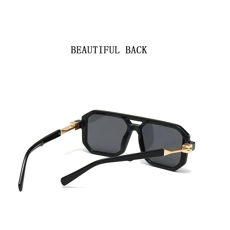 2024 Vintage Square Sunglasses for Men & Women - Retro Fashion Shades