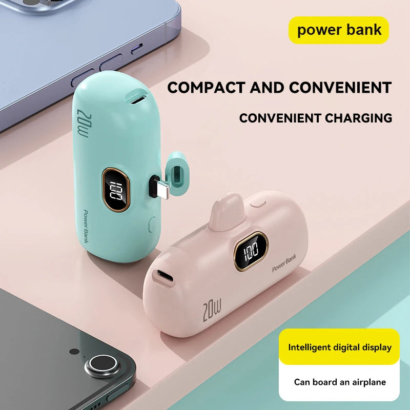 Xiaomi Mini 30,000mAh Power Bank: Built-In Cable Charger