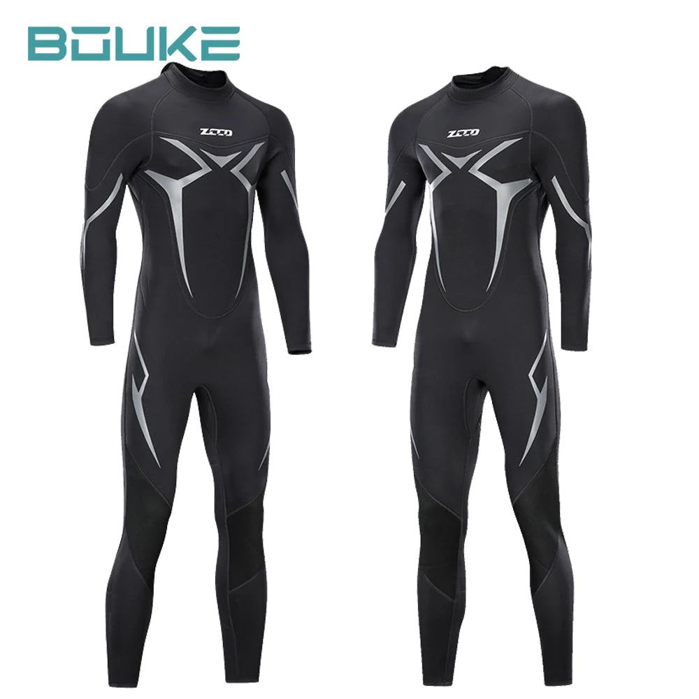 Men's 3MM Neoprene Full Wetsuit