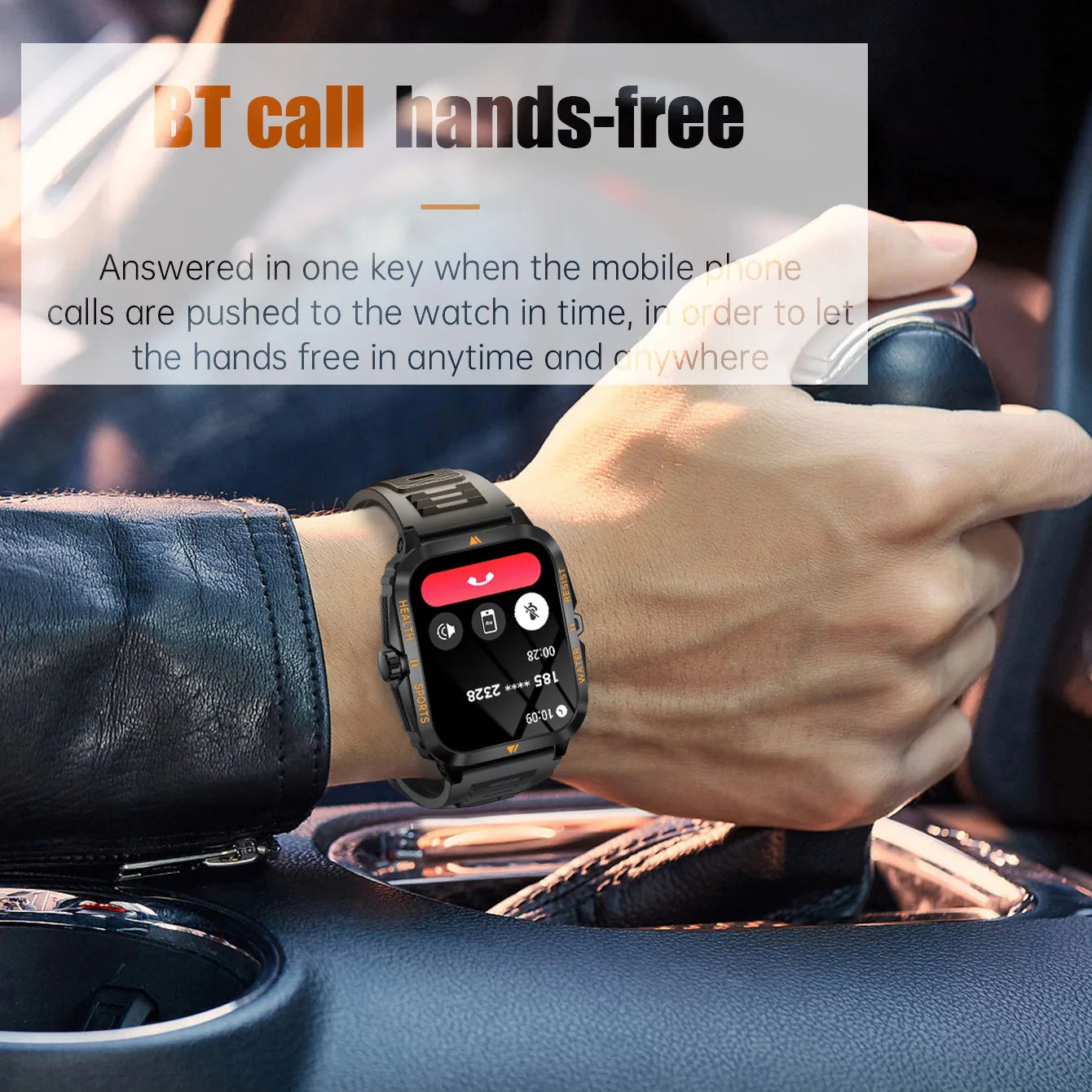 2024 Outdoor Smartwatch with Blood Pressure Measurement