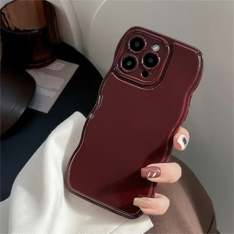 Korean Air Cushion Shockproof Phone Case for iPhone 11-16 Pro Max Plus