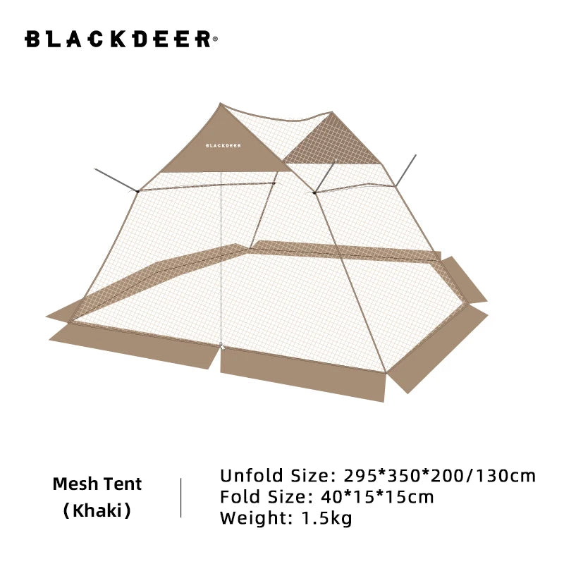 BLACKDEER Summer Canopy Mesh Tent