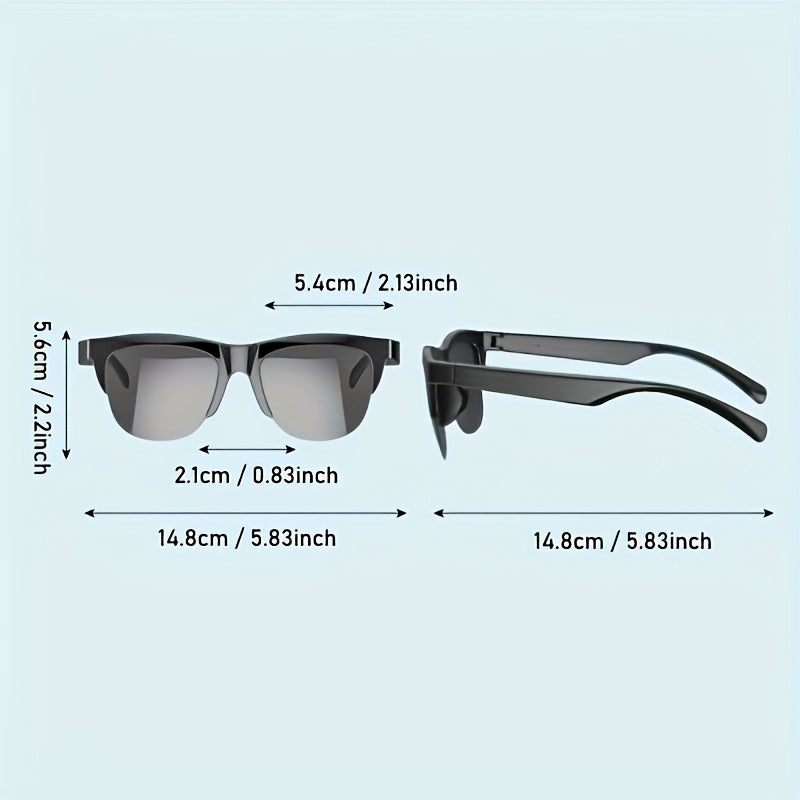 Smart Wireless Sunglasses with HD Lenses & HIFI Sound, Long Battery